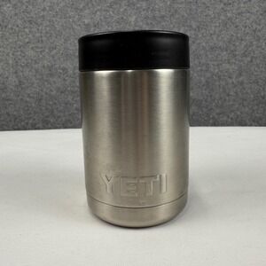 YETI Rambler Colster 12 oz Can Insulator Stainless Steel Silver‎ Vacuum Sealed